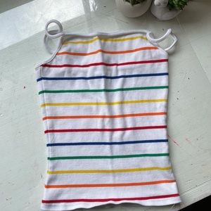 Colourful Striped Garage Tank